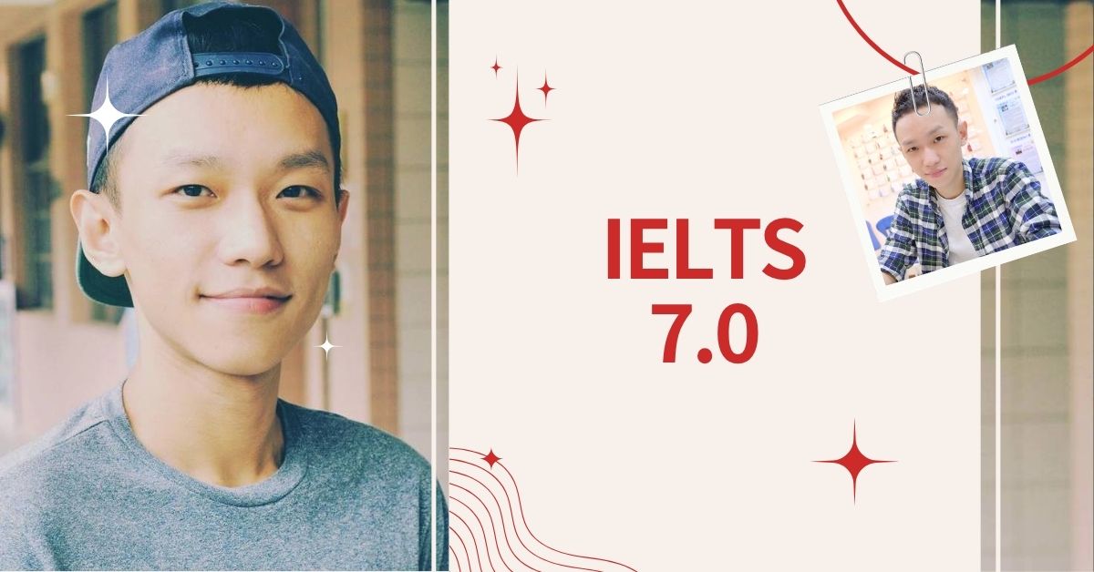 顏同學在時代國際準備雅思考到IELTS 7分